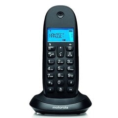 Настольный беспроводной телефон MOTOROLA C1001CB+ BLACK цена и информация | Стационарные телефоны | pigu.lt