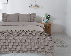 Комплект постельного белья 200x220см Denim Stone Washed, зеленый, 100 % хлопок с эффектом потертости цена и информация | Комплекты постельного белья | pigu.lt
