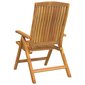 4-ių dalių sodo kėdžių komplektas su pagalvėlėmis vidaXL, rudas kaina ir informacija | Lauko kėdės, foteliai, pufai | pigu.lt