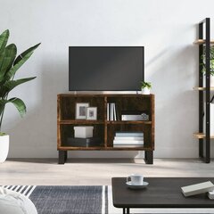 TV spintelė vidaXL, ruda цена и информация | Тумбы под телевизор | pigu.lt