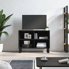 TV staliukas vidaXL, juodas kaina ir informacija | TV staliukai | pigu.lt