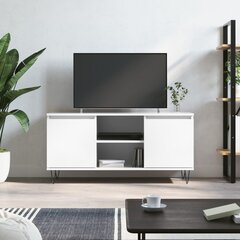 TV staliukas vidaXL, baltas цена и информация | Тумбы под телевизор | pigu.lt
