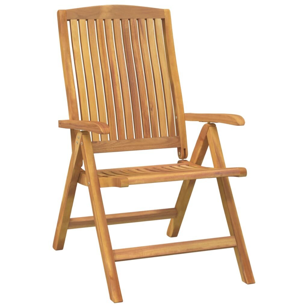 6-ių dalių sodo kėdžių komplektas su pagalvėlėmis vidaXL, rudas kaina ir informacija | Lauko kėdės, foteliai, pufai | pigu.lt