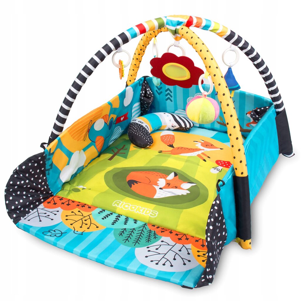 Lavinamasis kilimėlis 110x100cm Ricokids 7317 kaina ir informacija | Lavinimo kilimėliai | pigu.lt