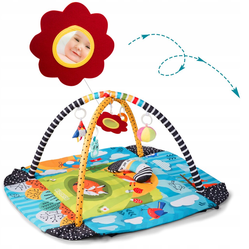 Lavinamasis kilimėlis 110x100cm Ricokids 7317 kaina ir informacija | Lavinimo kilimėliai | pigu.lt