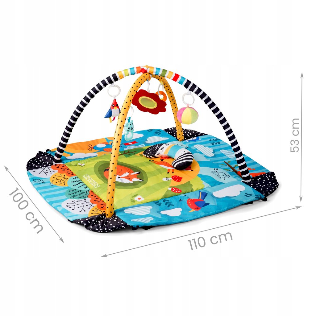 Lavinamasis kilimėlis 110x100cm Ricokids 7317 kaina ir informacija | Lavinimo kilimėliai | pigu.lt