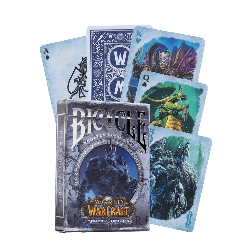 Игральные карты Bicycle World of Warcraft Cards Wrath of the Lich King цена  | pigu.lt