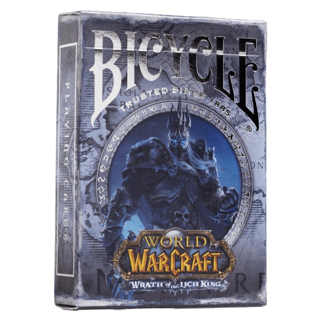 Игральные карты Bicycle World of Warcraft Cards Wrath of the Lich King цена  | pigu.lt