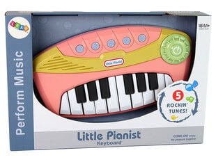 Interaktyvus pianinas Lean Toys Little pianist, rožinis цена и информация | Развивающие игрушки | pigu.lt