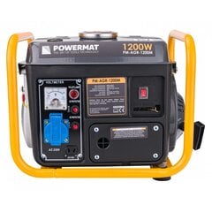 Benzininis elektros generatorius PowerMat PM-AGR-1200M kaina ir informacija | Powermat Santechnika, remontas, šildymas | pigu.lt