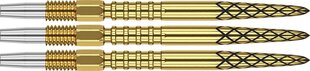 Metalinės adatėlės Target Swiss DS, 26 mm, aukso spalvos, 3 vnt. цена и информация | Дартс | pigu.lt