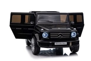 Vienvietis vaikiškas elektromobilis Mercedes G500 4x4, juodas kaina ir informacija | Elektromobiliai vaikams | pigu.lt