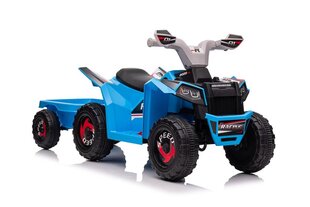 Vienvietis vaikiškas elektrinis keturratis su priekaba XMX630T, mėlynas kaina ir informacija | Elektromobiliai vaikams | pigu.lt