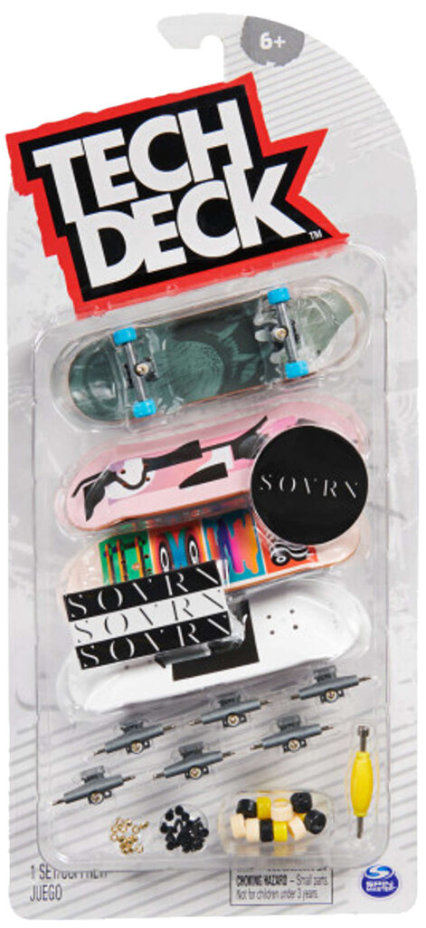 Fingerboard riedlentė Tech Deck set 4-pack Sovrn kaina ir informacija | Žaislai berniukams | pigu.lt