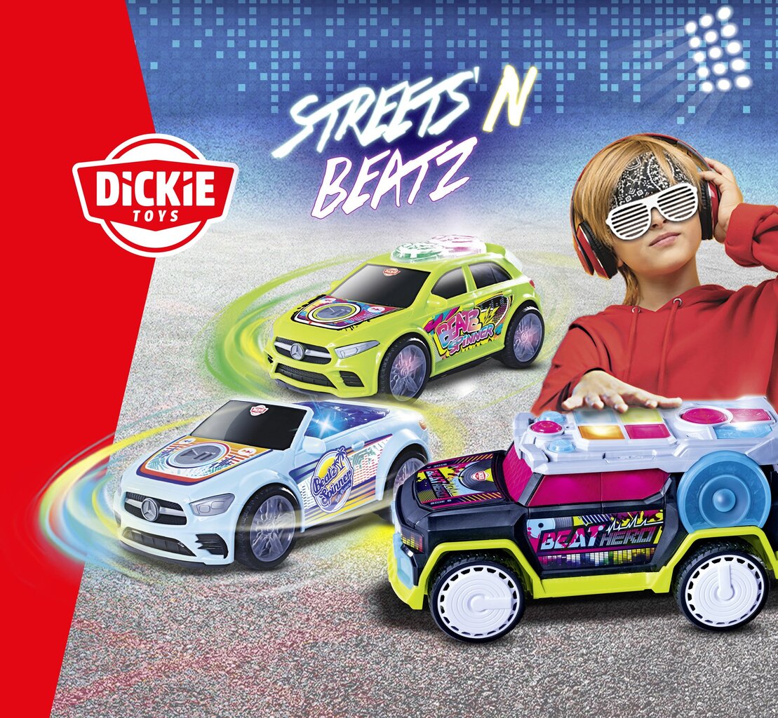 Interaktyvus automobilis Dj Streets' N Beatz Beat Hero kaina ir informacija | Žaislai berniukams | pigu.lt