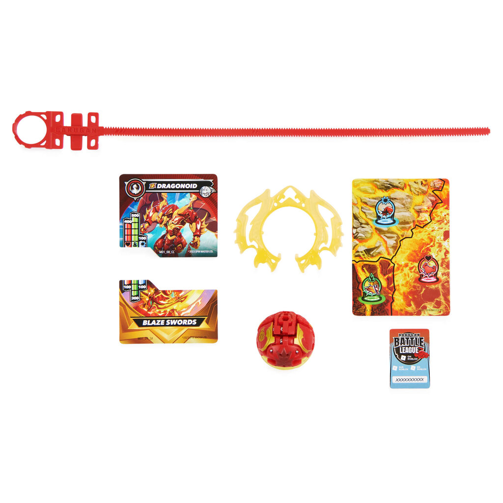 Veiksmų figūrėlė Spin Master Bakugan Special Attack Dragonoid Besisukantis žiedas + kortelės цена и информация | Žaislai berniukams | pigu.lt