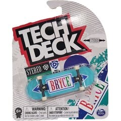 Pirštų riedlentė Spin Master Tech Deck Stereo Bryce цена и информация | Игрушки для мальчиков | pigu.lt
