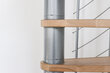 Spiraliniai laiptai Minka Venezia Ø120 cm, 309 cm цена и информация | Laiptai | pigu.lt