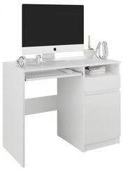 Письменный стол Mobene Modern, 96 x 50 x 76 см, белый цена и информация | Компьютерные, письменные столы | pigu.lt