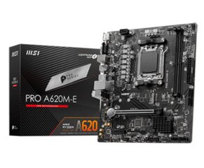 MSI PRO A620M-E kaina ir informacija | Pagrindinės plokštės | pigu.lt