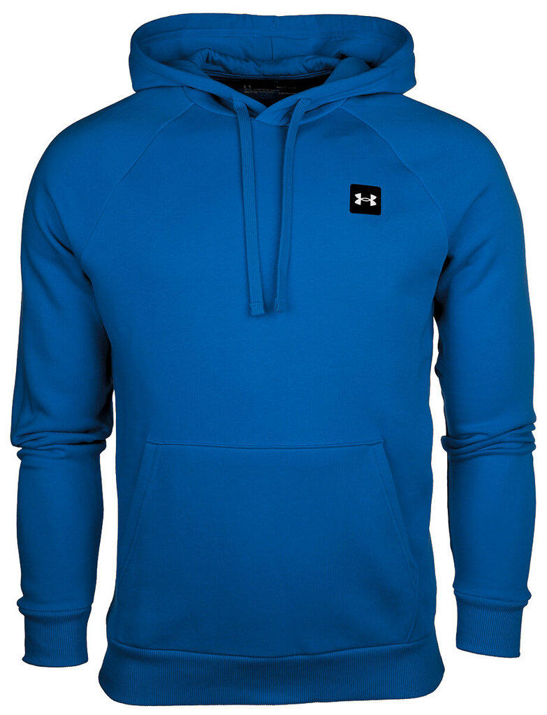 Džemperis vyrams Under Armour Rival Fleece Hoodie 1357092 486, mėlynas цена и информация | Džemperiai vyrams | pigu.lt