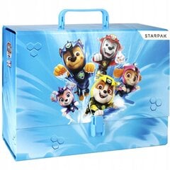 Aplankas su rankena Starpak Paw Patrol 493165, A4, 33x24,8x9,5 cm цена и информация | Kanceliarinės prekės | pigu.lt