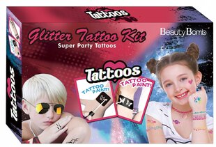Blizgučių rinkinys Glitter Tattoo Kit цена и информация | Игрушки для девочек | pigu.lt