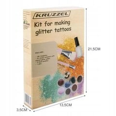 Blizgučių tatuiruočių rinkinys Glitter Tattoo Kit kaina ir informacija | Žaislai mergaitėms | pigu.lt