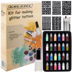 Blizgučių tatuiruočių rinkinys Glitter Tattoo Kit kaina ir informacija | Žaislai mergaitėms | pigu.lt