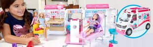 Lėlė Barbie mobili klinika FRM19 kaina ir informacija | Žaislai mergaitėms | pigu.lt