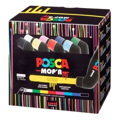 Markeriai Uni Ball Posca MOP’R PCM-22, 8vnt. kaina ir informacija | Piešimo, tapybos, lipdymo reikmenys | pigu.lt