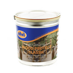 Natūralus deguto aliejus Elvi Wood Protect Classic Šviesus,3L kaina ir informacija | Impregnantai, priežiūros priemonės | pigu.lt