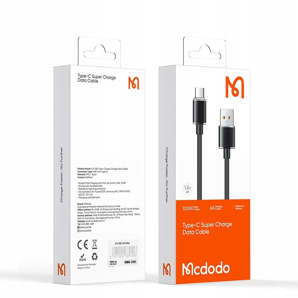 McDodo Data Cable kaina ir informacija | Laidai telefonams | pigu.lt