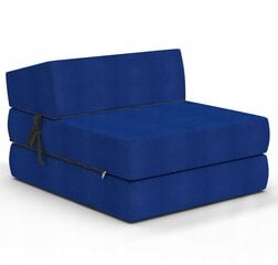 Sulankstomas fotelis Śpij,70x200 cm, mėlynas цена и информация | Кресла в гостиную | pigu.lt