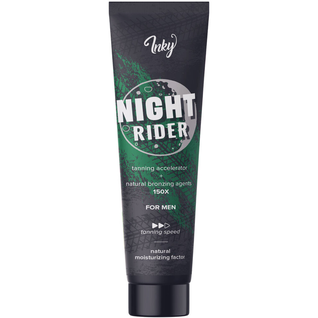 Soliariumo įdegio kremas Night Rider Tanning Accelerator, 150ml (vyrams)  цена | pigu.lt