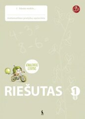 Riešutas. Matematikos pratybų sąsiuvinis 1 kl. 1 d. kaina ir informacija | Pratybų sąsiuviniai | pigu.lt