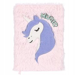 Pliušinė užrašų knygelė Starpak Plush Unicorn 502156, A5 цена и информация | Тетради и бумажные товары | pigu.lt