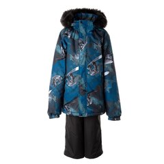 Komplektas berniukams Huppa, mėlynas kaina ir informacija | Žiemos drabužiai vaikams | pigu.lt