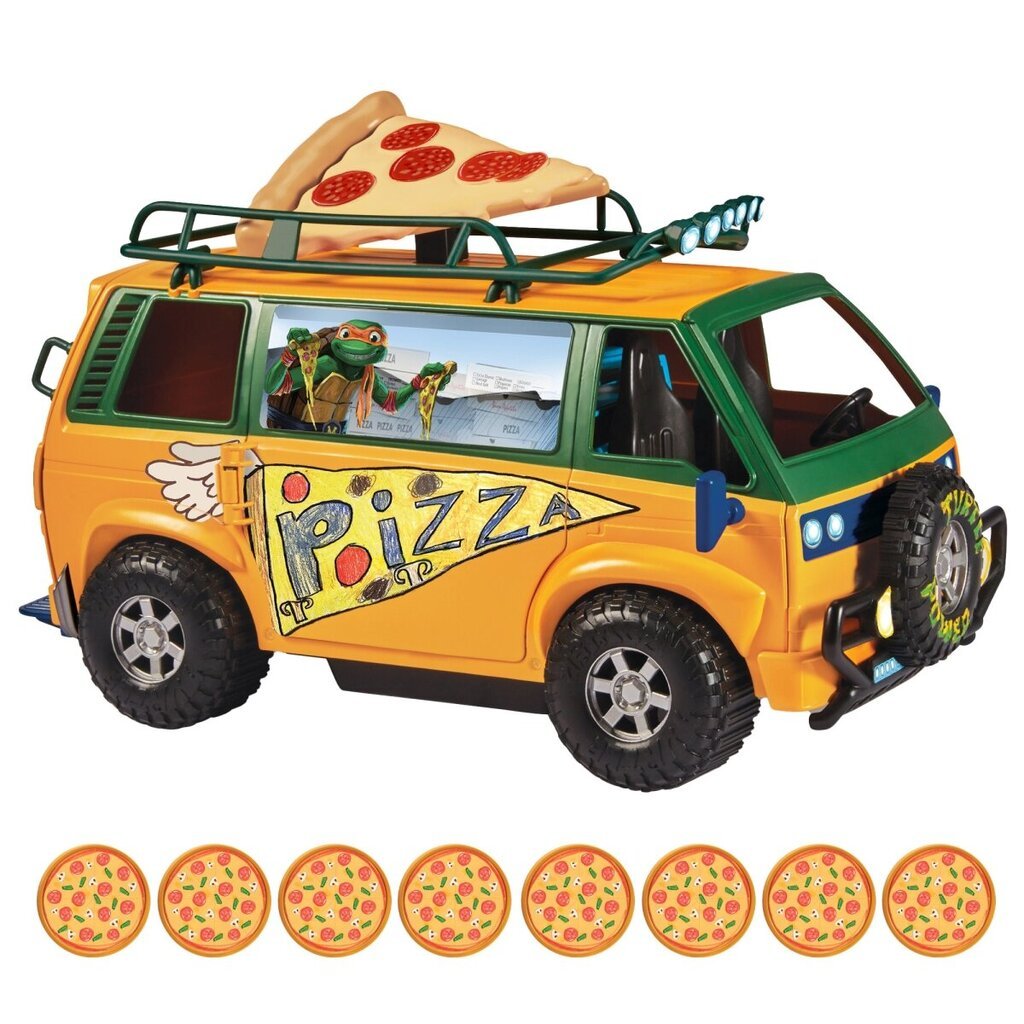 Furgonas Tmnt Vėžliukai Nindzės Pizzafire 83468 kaina ir informacija | Žaislai berniukams | pigu.lt