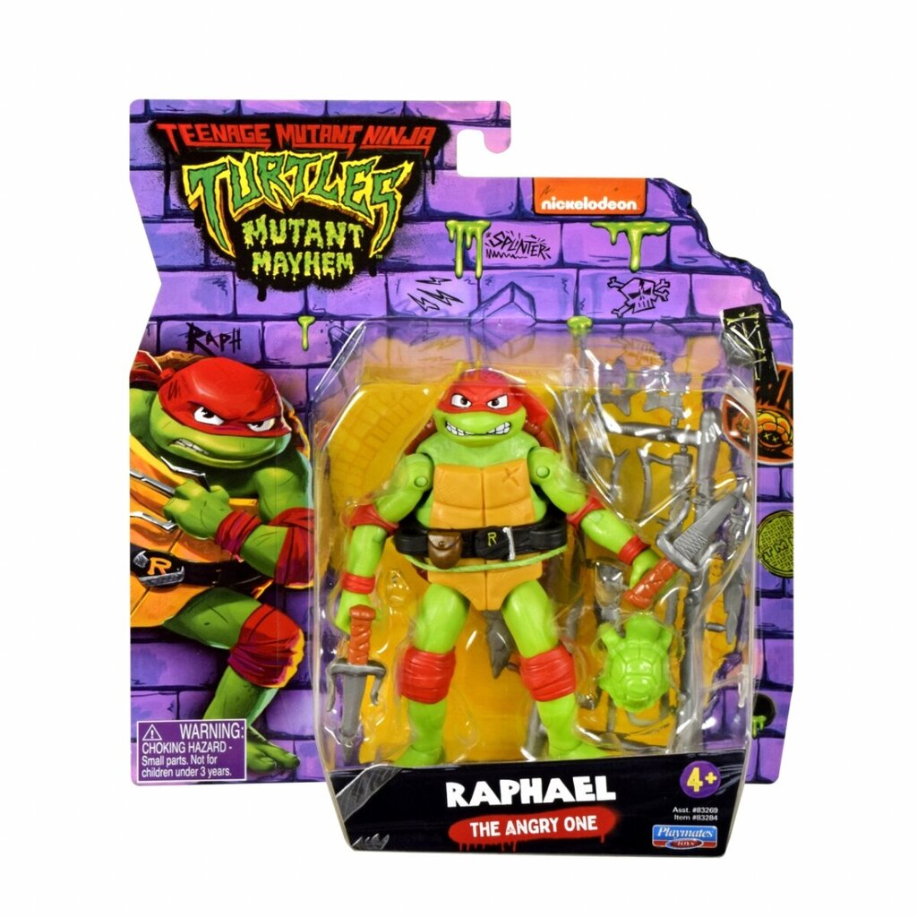 Фигурка Tmnt Черепашки Ниндзя Рафаэль 83284 цена | pigu.lt