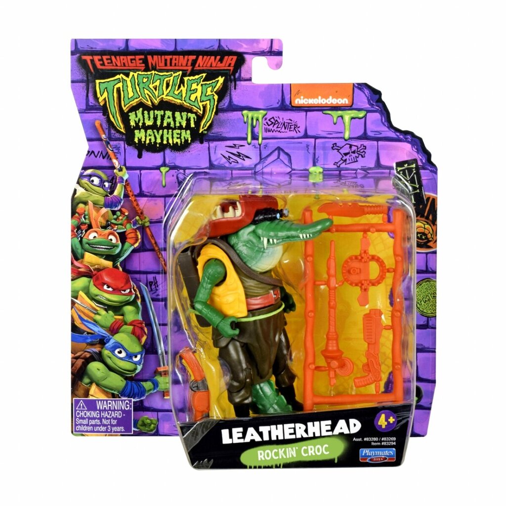 Фигурка Tmnt Черепашки Ниндзя Leatherhead 83294 цена | pigu.lt