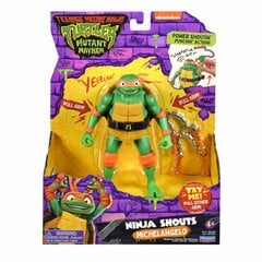 Фигурка Tmnt Черепашки Ниндзя Shouts Michelangelo 83353 цена и информация | Игрушки для мальчиков | pigu.lt