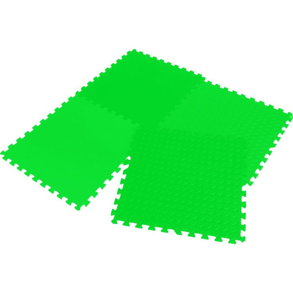 Dėlionės kilimėlis Enero 60x60x1,2 cm, žalias kaina ir informacija | Kilimėliai sportui | pigu.lt