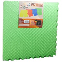 Коврик для головоломок ENERO из пенопласта 60x60x1,2 см, зеленый цена и информация | Коврики для йоги, фитнеса | pigu.lt