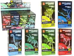 Žaislinis surenkamas dinozaurų skeletas Lean toys, šviečiantis kaina ir informacija | Žaislai berniukams | pigu.lt