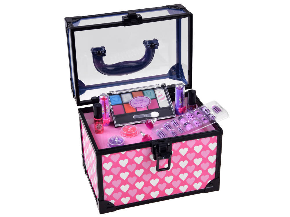 Kosmetikos rinkinys lagaminėlyje mergaitėms, 20 x 13,5 x 17,5 cm kaina ir informacija | Kosmetika vaikams ir mamoms | pigu.lt