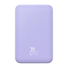 Powerbank Baseus Magnetic Mini 20000mAh 20W MagSafe (purple) цена и информация | Зарядные устройства Power bank | pigu.lt