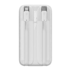 Powerbank Baseus Comet 20000mAh, USB do USB-C, 22.5W (white) цена и информация | Зарядные устройства Power bank | pigu.lt