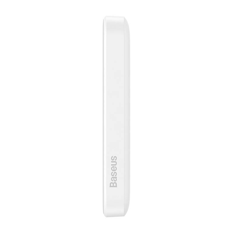 Magnetic Mini Wireless Fast Charge Power Bank Baseus 2022, 6000mAh 20W White kaina ir informacija | Atsarginiai maitinimo šaltiniai (power bank) | pigu.lt