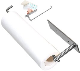 Клеевой подвесной бумагодержатель 33 x 8 x 6,2 см A10 золото цена и информация | Аксессуары для ванной комнаты | pigu.lt